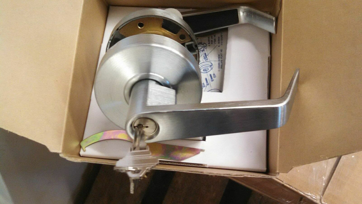 LOCKSMITH SMR AUR80 US26D SCHLAGE C 2 3/4" BS CLASSROOM LOCK GRD 2 HEAVY DUTY 