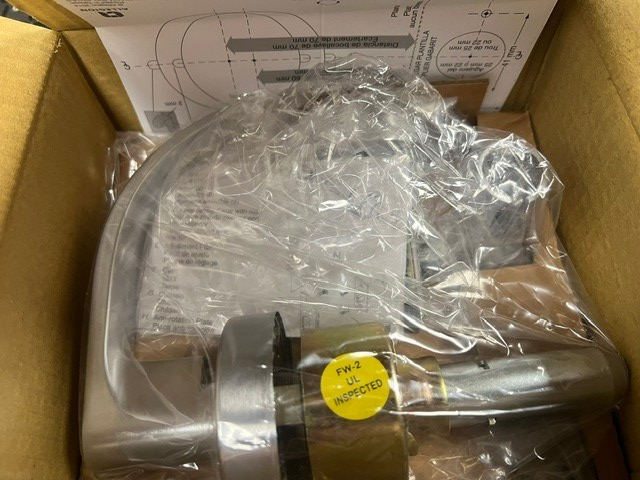 FALCON LOCK W 301 SRQ 626 PRIVACY GRADE 2 SATIN CHROME 2 3/4" BS