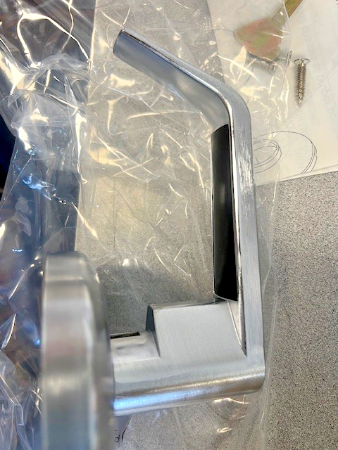 CAL-ROYAL SL40 US26D SINGLE DUMMY GRADE 2 DOOR PULL