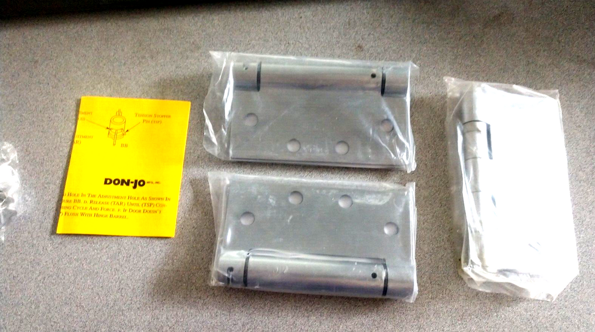 DON JO CP74545-652 Combo Pack Hinge, Full Mortise 4 1/2"