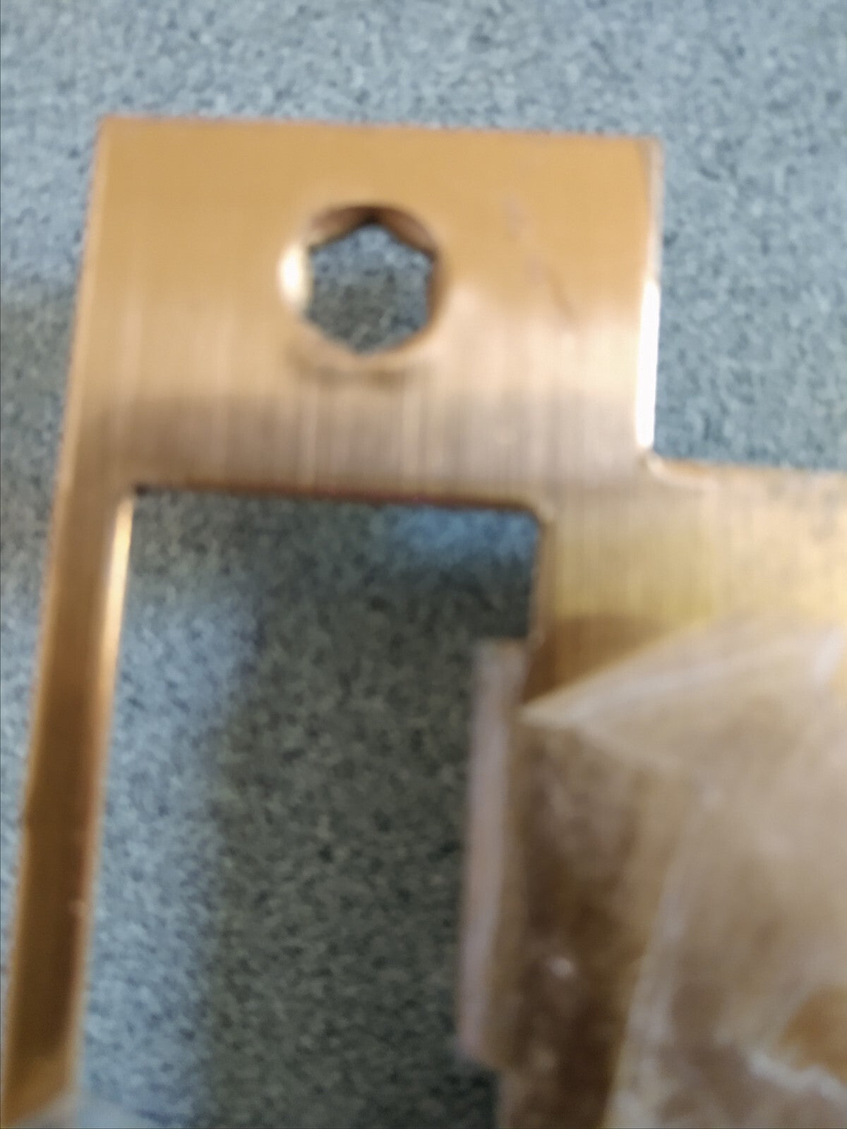 CYLINDRICAL LOCK 1/4" EXTENDED " T  " LIP STRIKE US10 2 3/4 X 1 1/8  