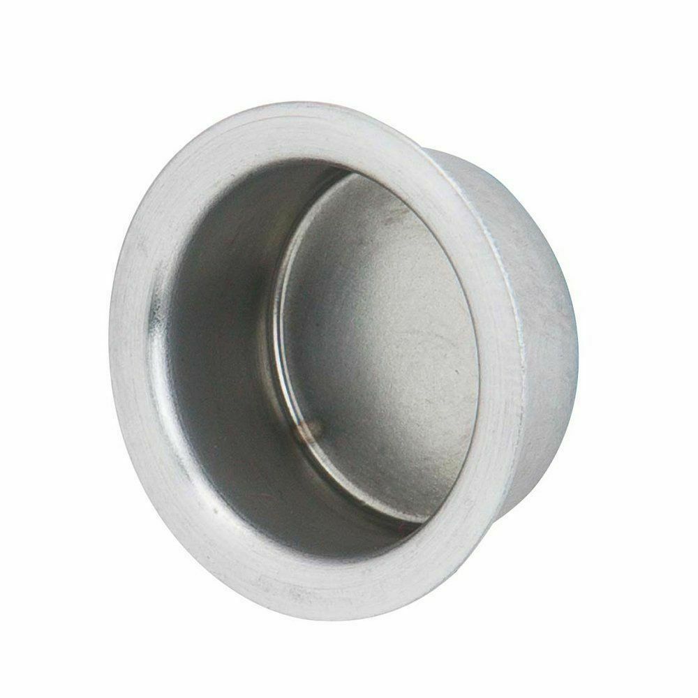 BAG OF 4 H B IVES 218 BB 15 AKA 215BB15 SATIN NICKEL FINGER PULL 3/4"   NOS US15