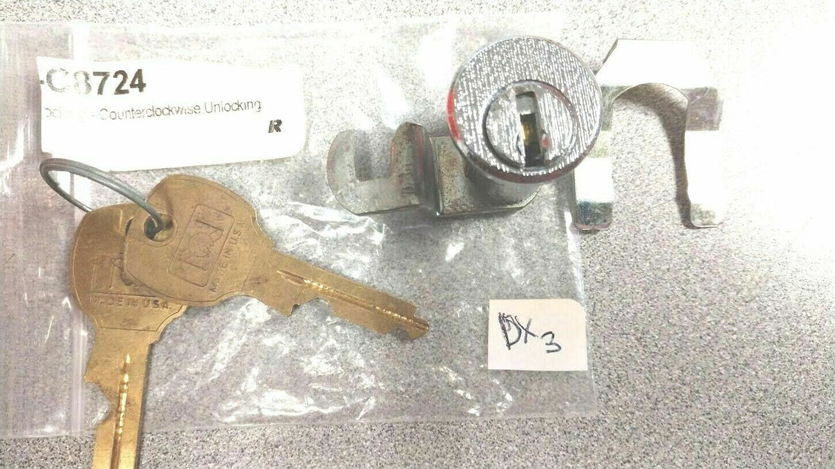 National Cabinet Lock  COMPX C8724  MAIL BOX LOCK  2 Keys
