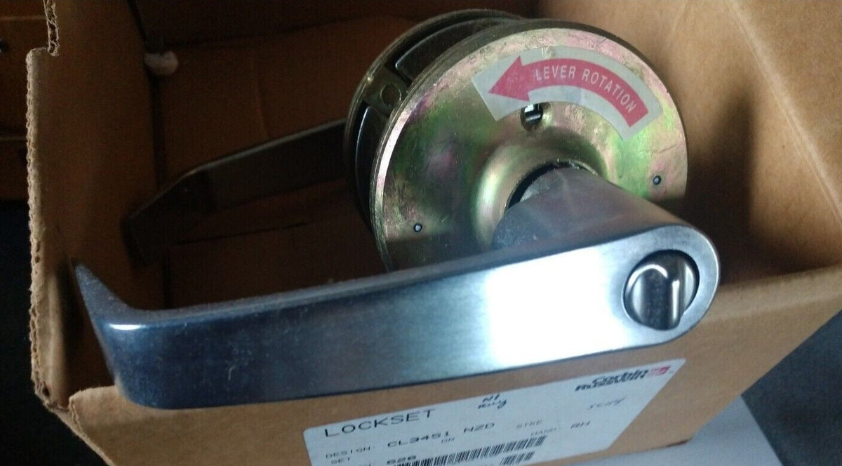 CORBIN RUSSWIN CL 3451 NZD 626 L4 OBITTED US26D GRADE 1 ENTRY LOCK NOS
