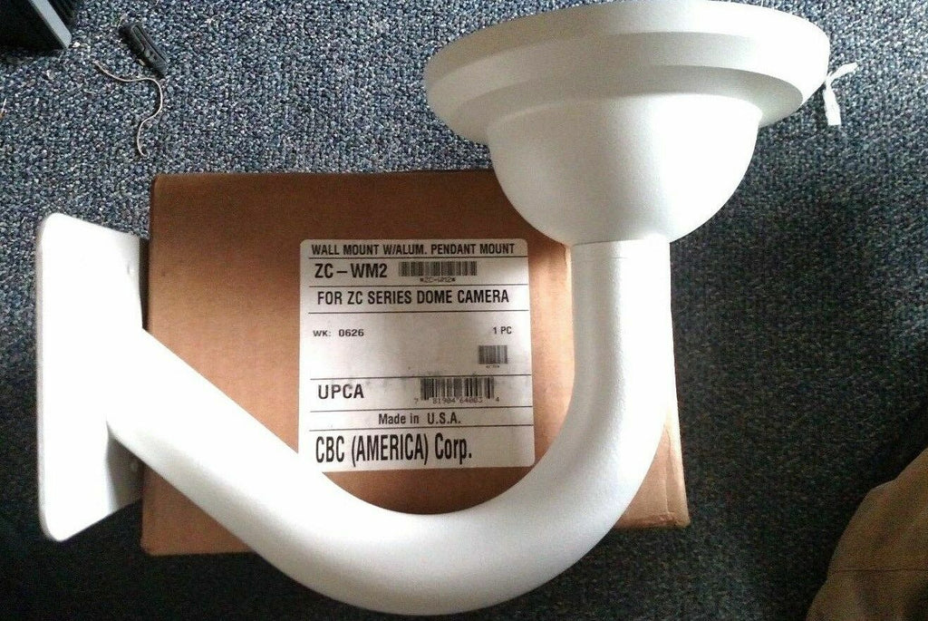 GANZ CBC (AMERICA) CORP MODEL ZC-WM2  ZC SERIES DOME CAMERA WALL PENDANT MOUNT