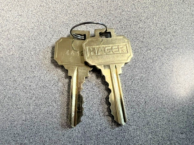 HAGER MANUFACTURING 3901 US26D KA2 SC2 KEYWAY