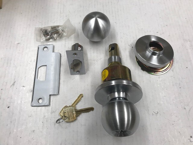 FALCON LOCK W581P HAN 626 Grade 2 Storeroom Knob 2-3/4" x ASA "G" KWY