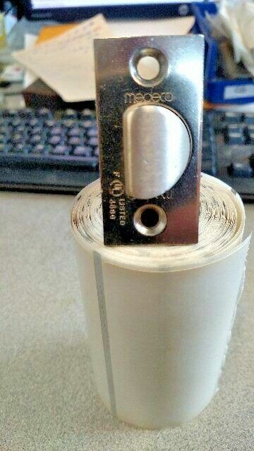 MEDECO UL SPRING LATCH 2 3/4" BACKSET US26D LISTED 356G NOS 