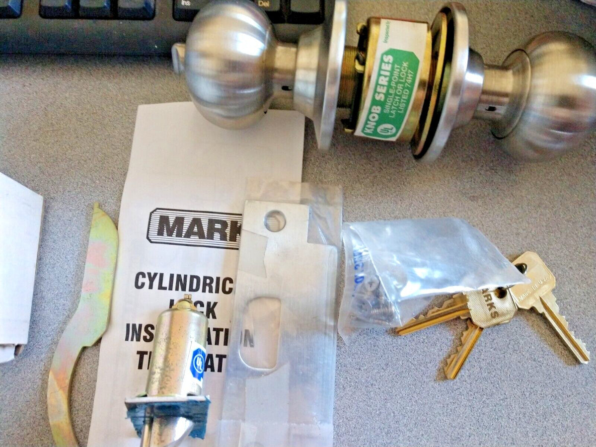 Marks 110AB/32D - 4C  Series Grade 2 Plus Knob Lock - ENTRY Function US32D