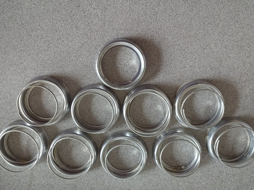 10 SARGENT SARGENT LOCK # 97 SPRING COLLAR IN DULL CHROME (new old stock)