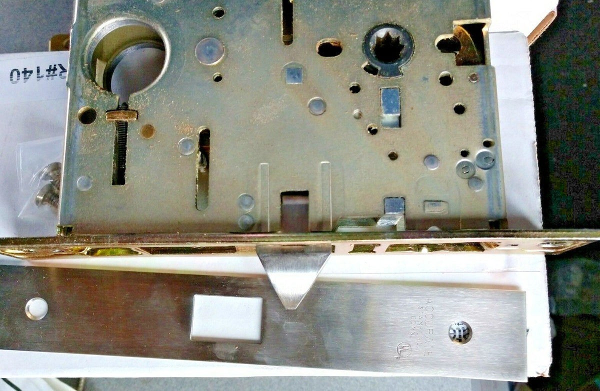 LOCKSPORT COLLECTOR ACCURATE LOCK MORTISE LOCK UNIQUE DESIGN RARE HANDED LHR
