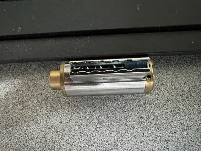 2 MEDECO CYLINDER SELLING AS PARTS NO KEYS LOCKSPORT US4