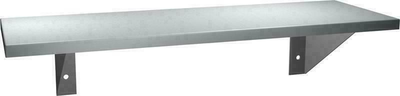 ASI 0692 518 5" DEEP X 18" DEEP STAINLESS STEEL COMM BATHROOM SHELF NOS