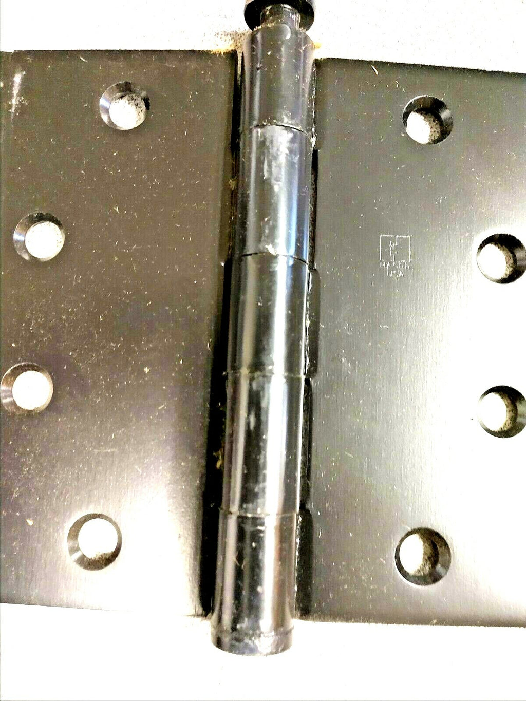5 EACH HAGER HINGE 1279 4.5 H X 4.5 W  L1 BLACK PAINTED LESS FASTENERS  
