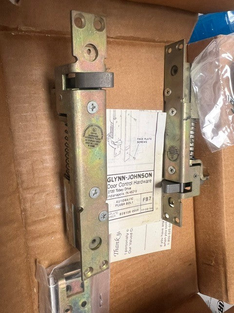 GLYNN JOHNSON VON DUPRIN FB7 US26D AUTO FLUSH BOLTS (PAIR) NOS