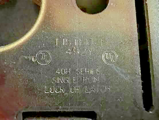 BEST ACCESS SYSTEMS 40 H PASSAGE BODY ONLY FOR PARTS LOCKSPORT