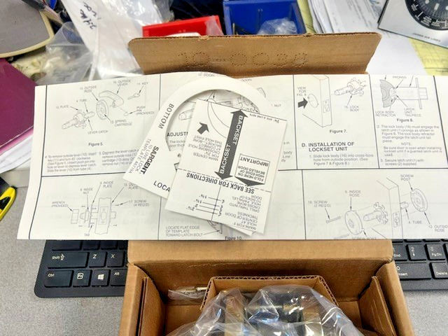 SARGENT MANUFACTURING 28- 10G 05 LL 03 R ENTRY LOCK NOS GRADE 1 POL BRASS LA