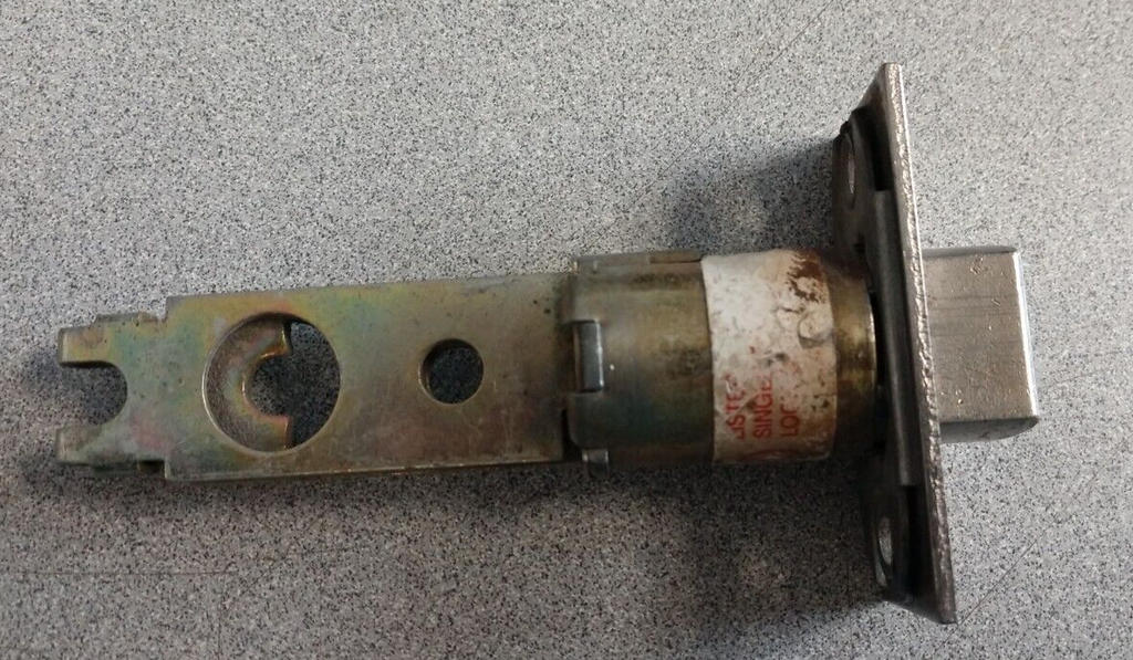 CORBIN RUSSWIN TUBULAR SPRING LATCH 2 3/4"BS US26D