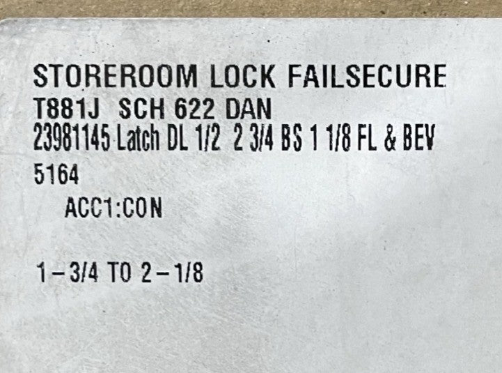 FALCON T881J SCH 622 DAN FLAT BLACK SFIC LESS CORE