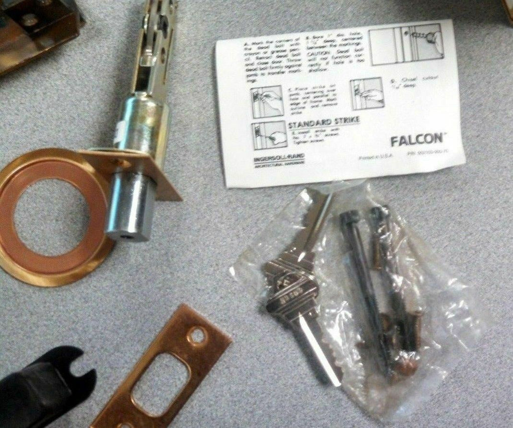 FALCON LOCK D431 DOUBLE CYLINDER DEADBOLT US 10 BMHA 612 SCHLAGE C