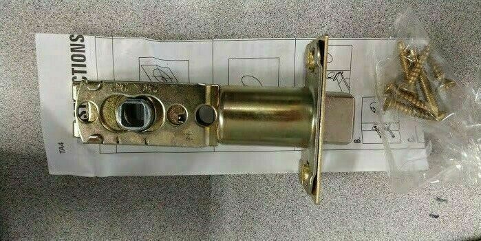 US LOCK US2080 NB3 PASSAGE LOCK US3 POLISHED BRASS ADJ BS AKA U018075