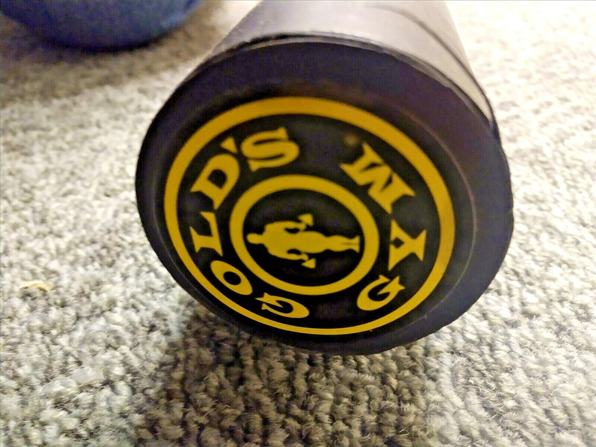 GOLD'S GYM WEIGHT  3 PIECE LIFTING BAR 2" ENDS 7' WIDE W/ SPRING COLLARS 