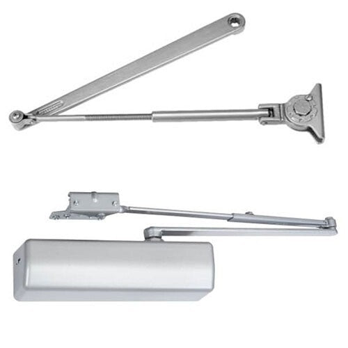 CORBIN RUSSWIN DC 6210 A1 M54 689 TRI MOUNT HOLD OPEN DOOR CLOSER ALUMINUM NEW