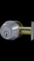 Design Hardware D2-S  US26D, Single Cylinder Deadbolt, New in box Schlage C kway