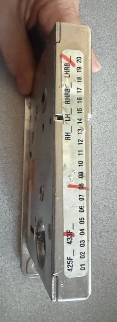 CORBIN RUSSWIN USED ML2255LL HANDED LHR 626 AKA 433F08   BODY & FPLATE CLASSROOM