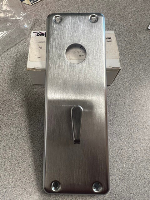 SARGENT MANUFACTURING INSIDE ESCUTCHEON WITH TURNPICE FOR MORTISE LOCK US26D
