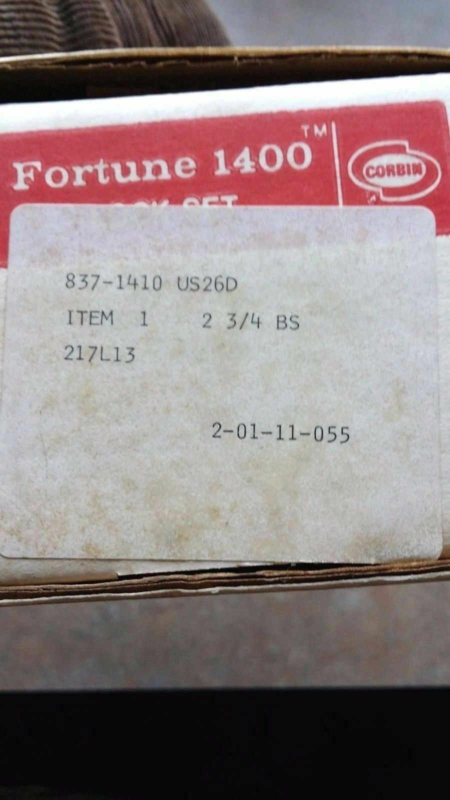 CORBIN PASSAGE FUNCTION  837-1410 US26D MEDIUM DUTY NOW CK 4410BRC-626