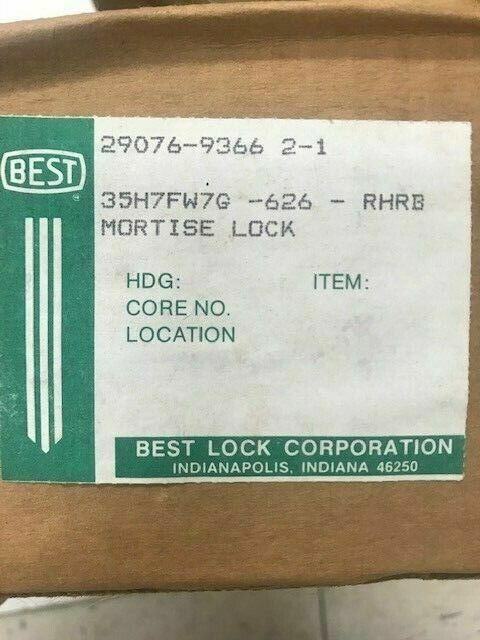 BEST 35H7FW7G-626 RHR DORMITORY FUNCTION (DISCONTINUED) NOS RHRB HANDED