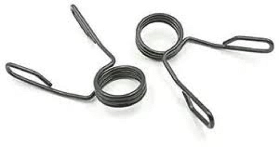 GOLD'S GYM WEIGHT  3 PIECE LIFTING BAR 2" ENDS 7' WIDE W/ SPRING COLLARS 