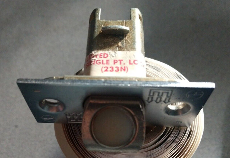 EMHART CORBIN RUSSWIN 2 3/8" BACKSET DEAD LATCH US26D