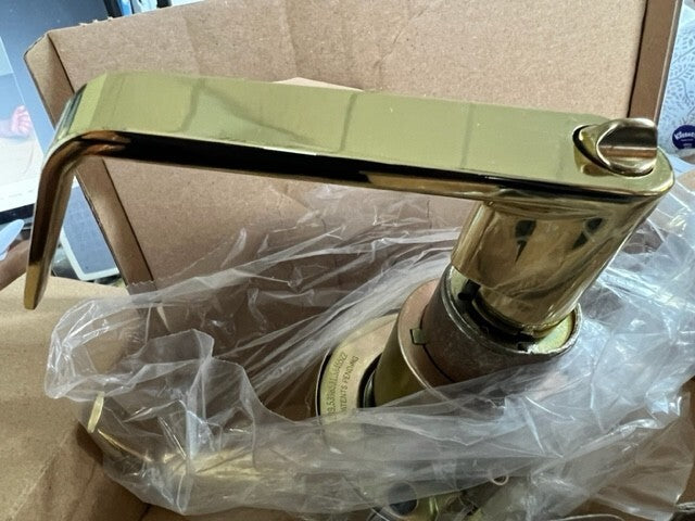 FALCON B511P6D DAN 605 GRD 2 ENTRY SCHLAGE C KEYWAY POL BRASS 2 3/4" BS***