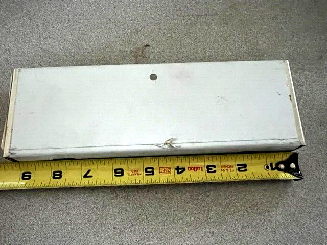 GENERAL PARTITIONS  9" Stainless Steel Pilaster Shoe for 1" Square Edge panels
