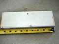 GENERAL PARTITIONS  9" Stainless Steel Pilaster Shoe for 1" Square Edge panels