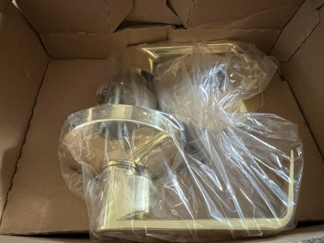 FALCON B581P6D DAN 605 GRADE 2 STOREROOM SCHLAGE C KWY POLISHED BRASS 2 3/4" BS