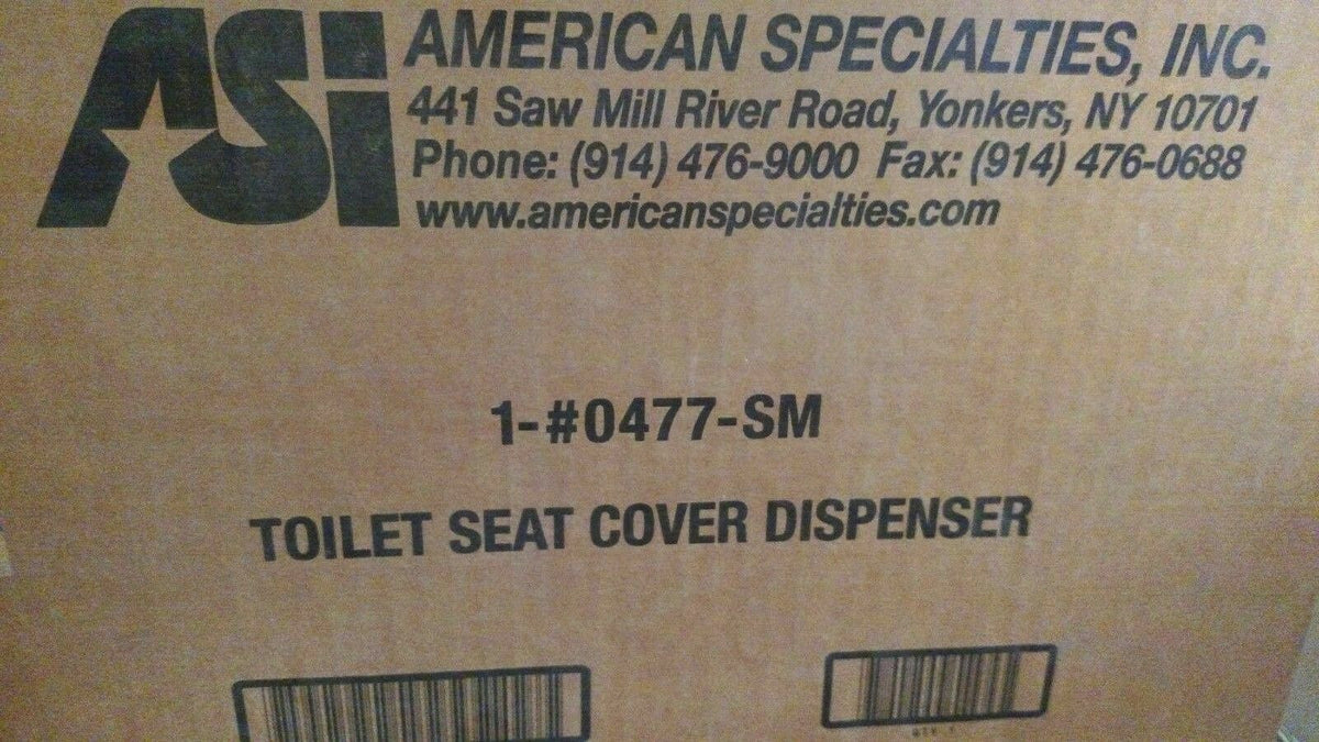 ASI # 0477 - SM SURFACE MOUNTED TOILET SEAT COVER DISPENSER US32D DULL STAINLESS