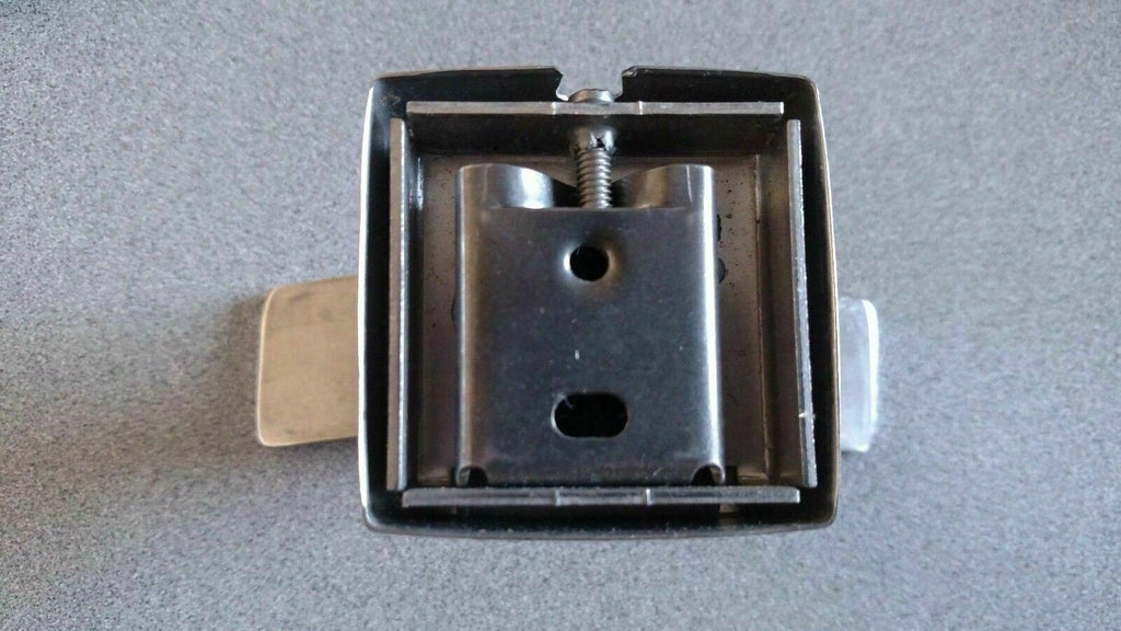 COMMERCIAL DOUBLE ROBE HOOK POLISHED STAINLESS STEEL NOS