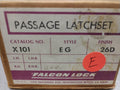 FALCON LOCK X 101 EG US26D PASSAGE 2 3/4" BS GRADE 1 
