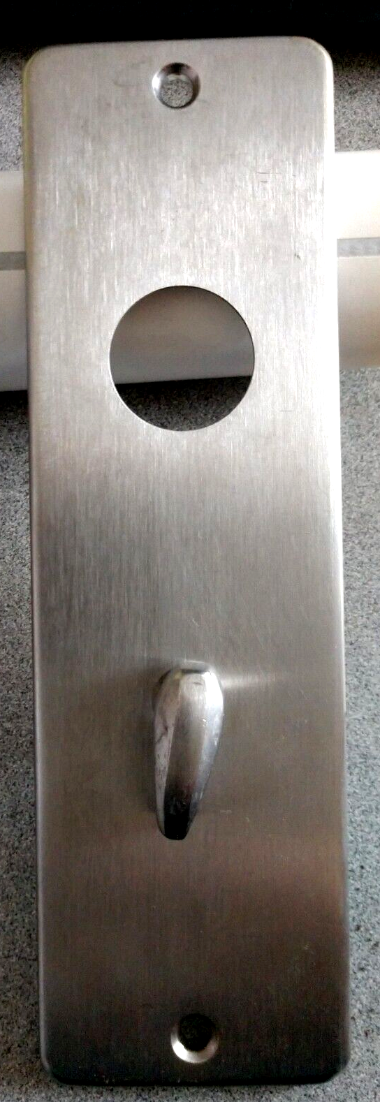 CORBIN RUSSWIN USED "M" INSIDE ESCUTHEON PLATE W/ TURNPIECE ONLY 544F98 IN US32D