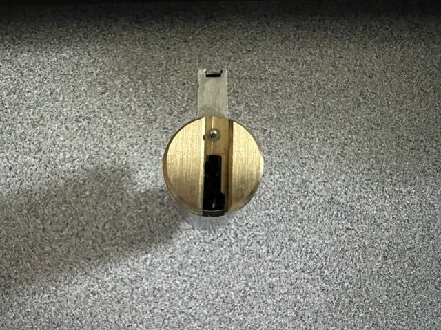 2 MEDECO CYLINDER SELLING AS PARTS NO KEYS LOCKSPORT US4