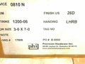 PRECISION EXIT DEVICE 0810N 26D LHR RIM EXIT 3 x 7 US26D NOT REVESIBLE EXIT ONLY