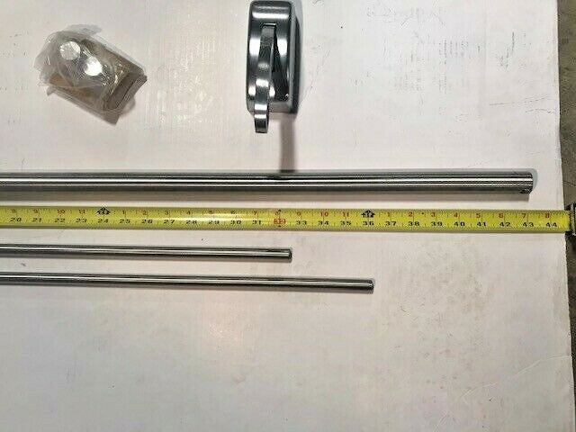 Precision Hardware FL-D201 4'0 x 7'0 US26D.  Fire Rated SVR, reversible