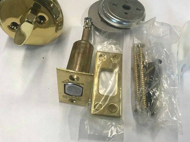 Arrow D 61 US3 395 144 LC Grade 1 Deadbolt SINGLE CYLINDER LESS CYLINDER 