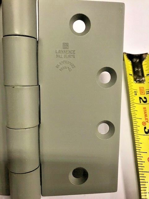LAWRENCE BB4101 4 1/2 X 4 1/2 USP CONCEALED BALL BEARING STANDARD WEIGHT HINGE