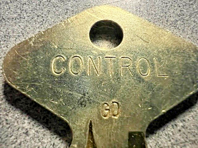 YALE ACCENTRA FN117C CONTROL KEY GD KEYWAY