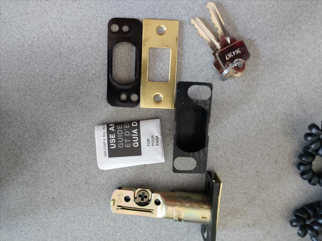 ARROW LOCK DBX61X605 CS SINGLE CYL DEADBOLT SC C KW ADJ B BSS