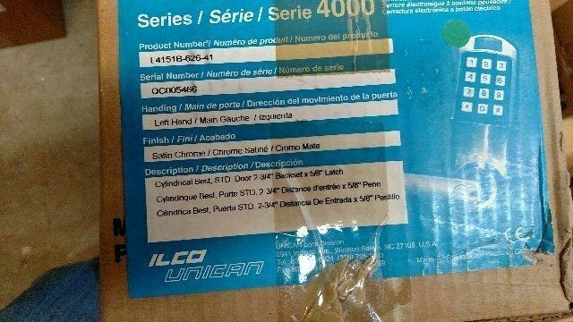 KABA SIMPLEX ILCO L4151B-626-41  NOS 4000 SERIES FOR BEST SFIC L/CORE